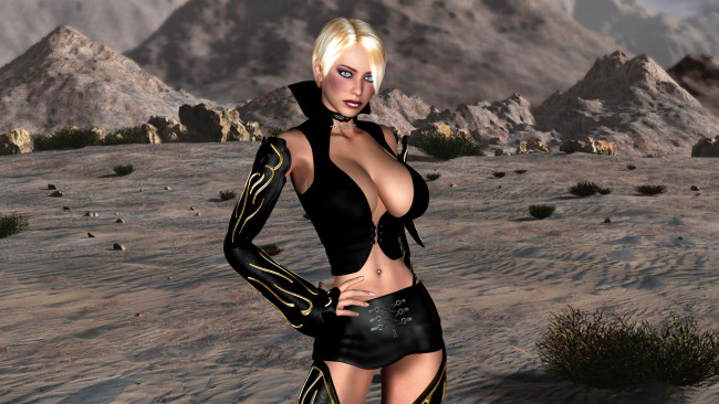 Обои картинки фото 3д графика, люди , people, девушка, фон, взгляд