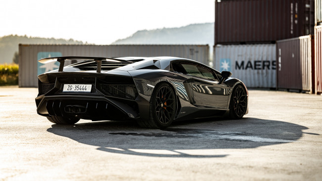 Обои картинки фото автомобили, lamborghini, aventador, sv