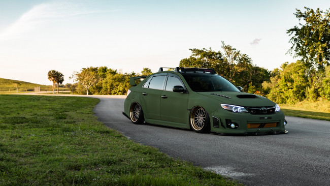 Обои картинки фото автомобили, subaru, impreza, sti