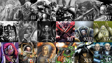Картинка видео+игры warhammer+40k персонажи коллаж