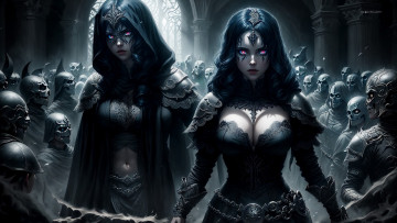 Картинка фэнтези нежить нейросети графика нейроарт ai art нейронные сети рисунки нейро искусство