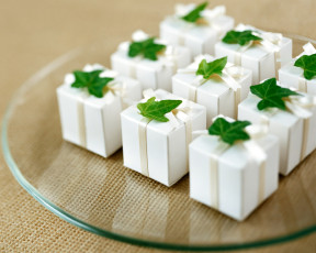 обоя праздничные, подарки, коробочки