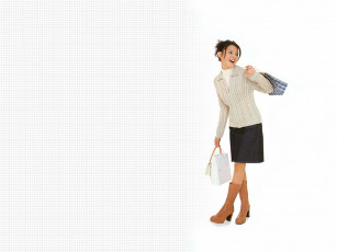 Картинка _Unsort+-НЕ+ВЫБИРАТЬ++ девушки не выбирать пакеты сумки водолазка кофта юбка сапоги улыбка reika+hashimoto