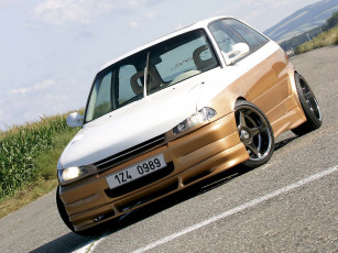 Картинка opel astra coupe автомобили