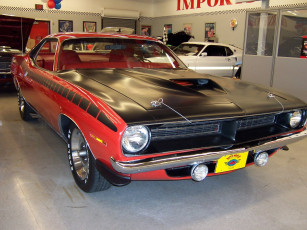 Картинка plymouth barracuda автомобили выставки уличные фото