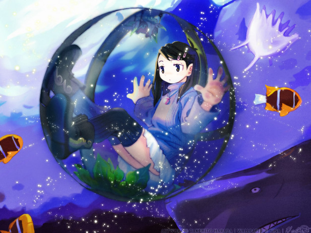 Обои картинки фото аниме, takehito, harada, artbook