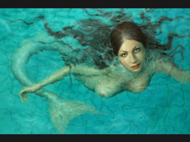 Обои картинки фото фэнтези, русалки