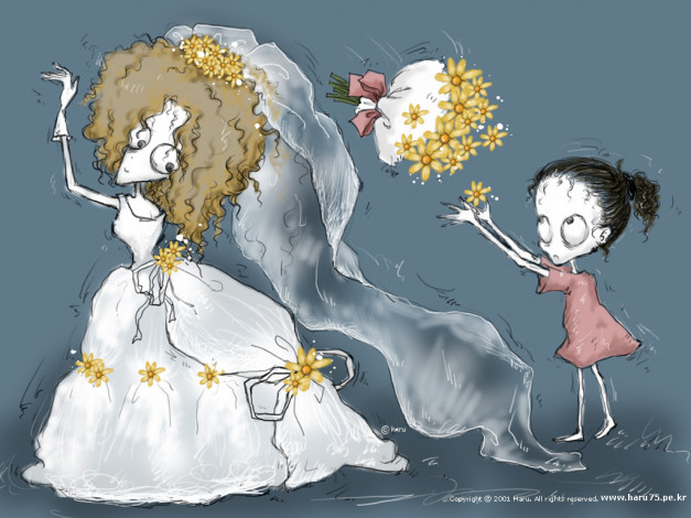 Обои картинки фото haru, 04, рисованные, люди