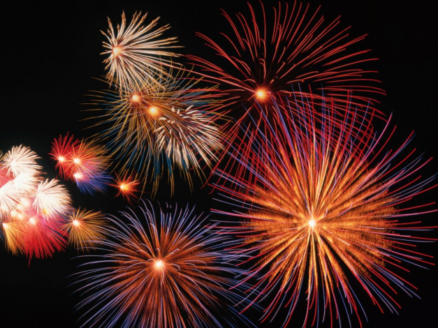 Обои картинки фото разное, салюты, фейерверки