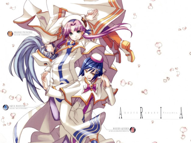 Обои картинки фото аниме, aria