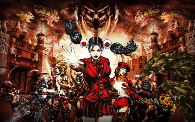 Обои картинки фото видео, игры, command, conquer, red, alert