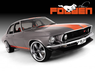 Картинка holden мордой от mustang автомобили