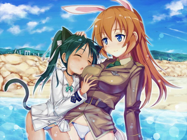 Обои картинки фото аниме, strike, witches