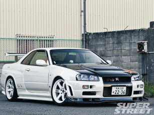 Картинка 2002 nissan skyline gtr автомобили datsun