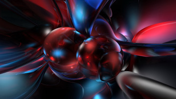 Картинка 3д графика fractal фракталы абстракция