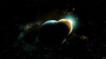 Картинка космос арт планеты