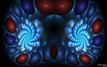 Картинка 3д графика fractal фракталы фрактал