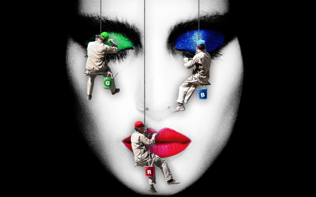 Обои картинки фото разное, компьютерный, дизайн, лицо