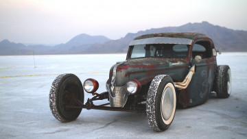Картинка автомобили hotrod dragster hotroad ratroad ford