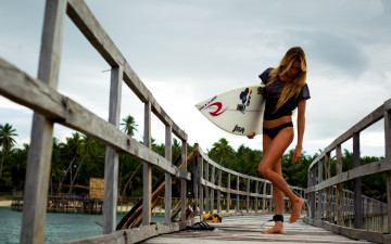 Картинка alana blanchard спорт серфинг девушка мостки серфер