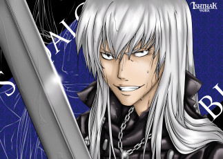 Картинка аниме katekyo hitman reborn парень меч