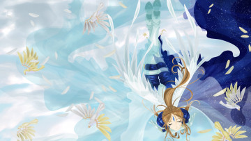 Картинка аниме ah my goddess Японская манга художник  kосуке фудзисима