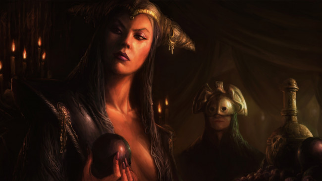 Обои картинки фото фэнтези, люди, маска