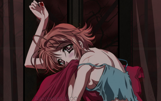 Обои картинки фото makoto, inukai, аниме, touka, gettan, рука, девочка