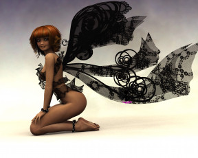 Картинка 3д+графика люди+ people девушка взгляд