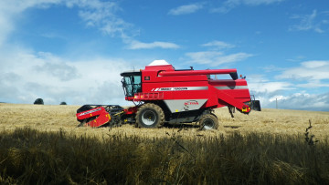 Картинка техника комбайны комбайн поле