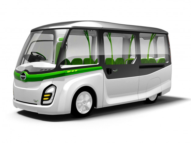 Обои картинки фото автомобили, 3д, poncho, hino, mini, concept