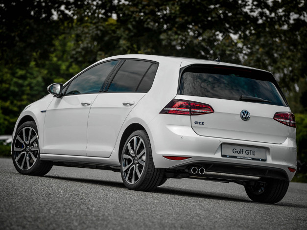 Обои картинки фото автомобили, volkswagen, светлый, gte, golf, 2014г, typ, 5g, 5-door