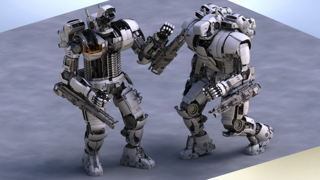 Обои картинки фото 3д графика, моделирование , modeling, роботы