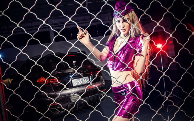 Обои картинки фото автомобили, авто с девушками, девушка, автомобиль, азиатка