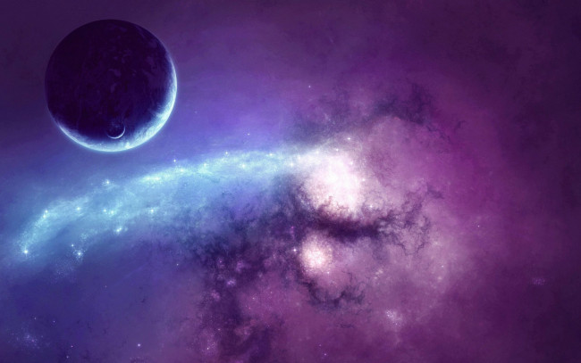 Обои картинки фото космос, арт, планеты