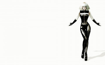 Картинка 3д+графика фантазия+ fantasy ботфорты латекс взгляд фон девушка