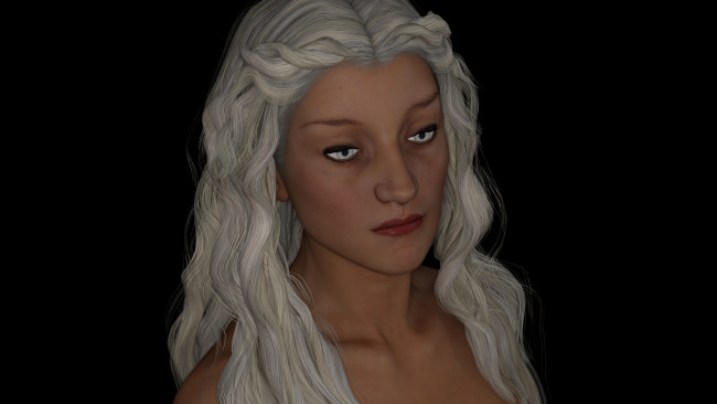 Обои картинки фото 3д графика, портрет , portraits, взгляд, девушка, фон