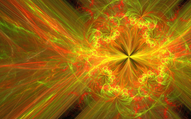 Обои картинки фото 3д графика, абстракция , abstract, волны, линии, узоры, цветы, графика