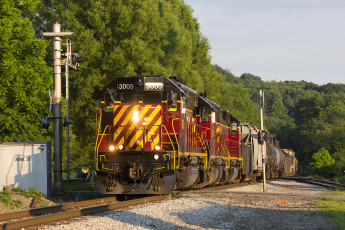 Картинка техника поезда локомотив состав рельсы