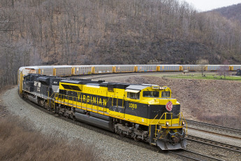 Картинка техника поезда состав локомотив рельсы