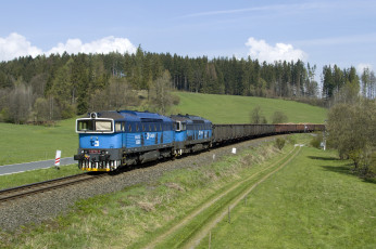 Картинка техника поезда рельсы состав локомотив