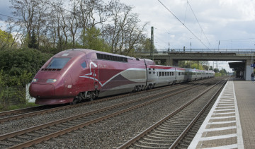 Картинка техника поезда локомотив состав рельсы