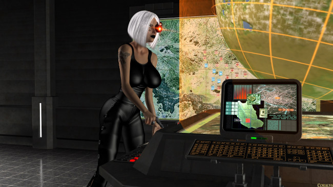 Обои картинки фото 3д графика, фантазия , fantasy, фон, взгляд, девушка