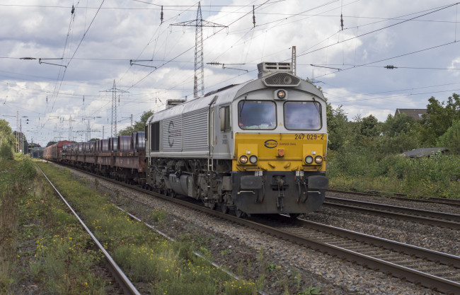 Обои картинки фото техника, поезда, состав, локомотив, рельсы