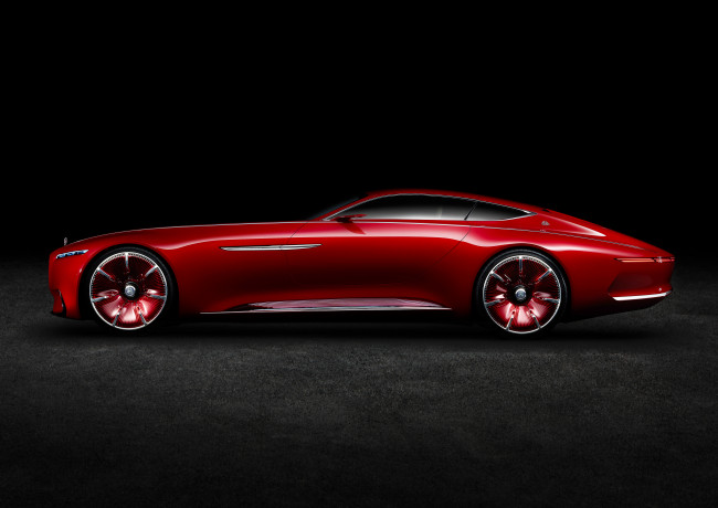 Обои картинки фото автомобили, mercedes-benz, mercedes-maybach, 6, vision, 2016г