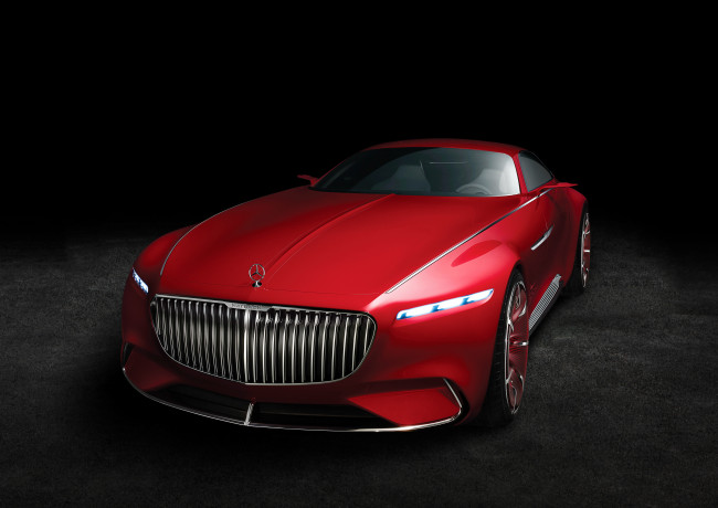 Обои картинки фото автомобили, mercedes-benz, vision, mercedes-maybach, 6, 2016г