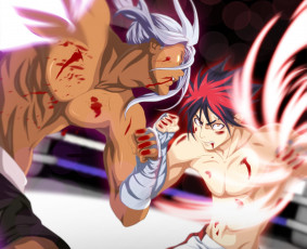 Картинка аниме shokugeki+no+soma парни сома