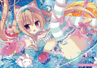 Картинка аниме животные +существа hasune