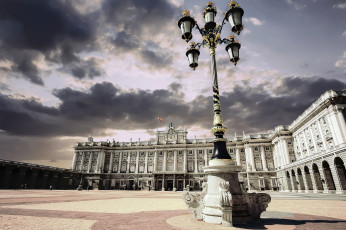 Картинка madrid города мадрид+ испания панорама площадь