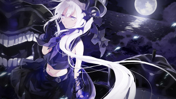 Картинка аниме kantai+collection девушка фон взгляд